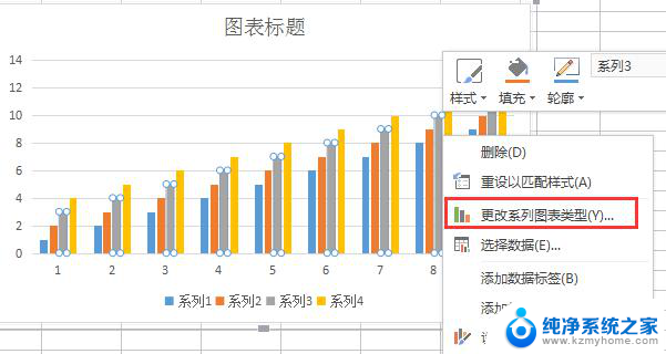 wps怎么设置次坐标轴 wps如何设置次坐标轴