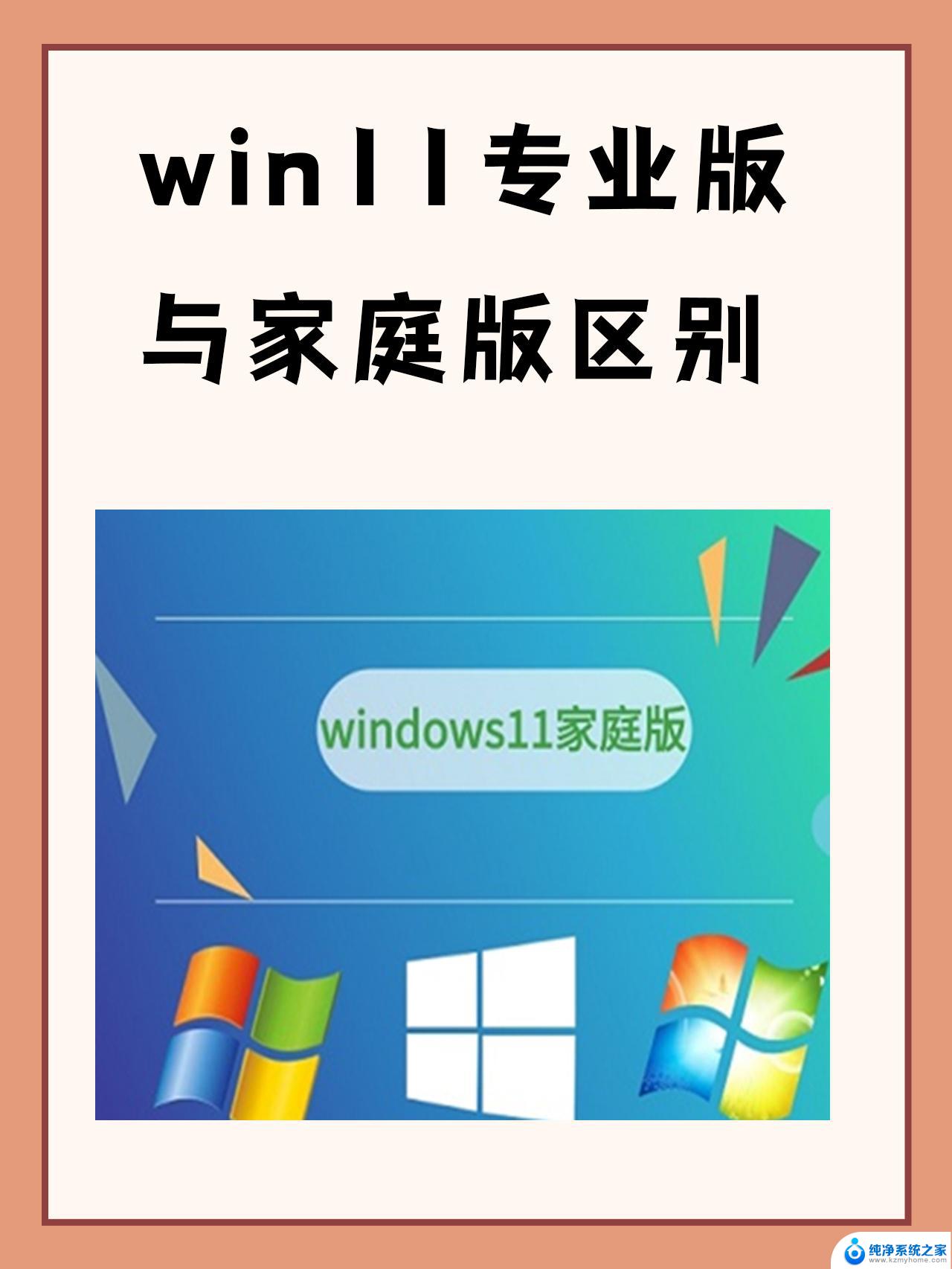 win11专业版跟家庭版 win11家庭版和专业版区别