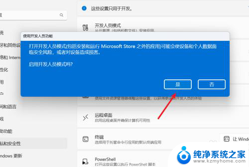 win11进入开发者模式 win11如何开启开发者设置