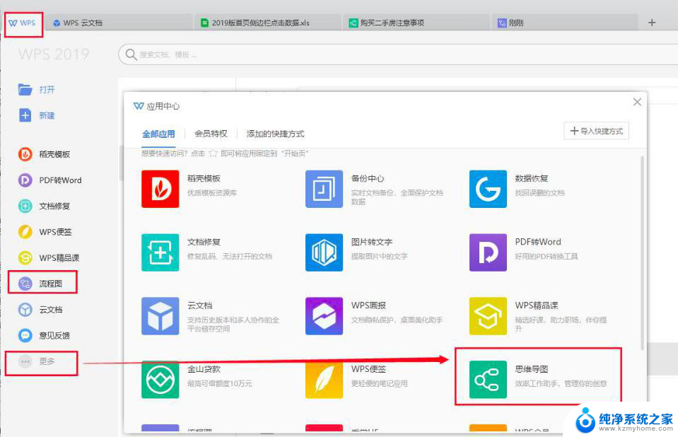 怎么打开wps脑图 wps脑图打开方法