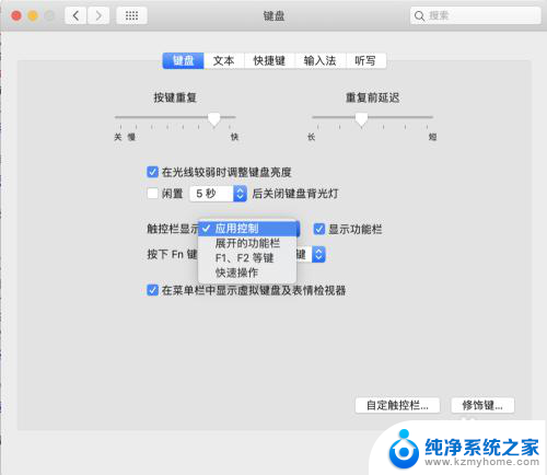 mac f1到f12功能 如何在Mac Pro触控板上启用F1到F12功能键显示