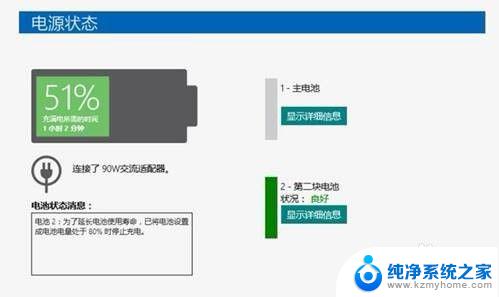 win10电池阈值设置在哪里 如何在Windows10中更改电池充电阈值