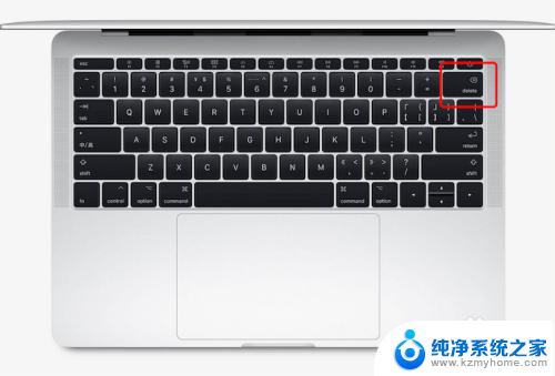 苹果笔记本键盘win10 del键是那个 MacBook delete键的位置