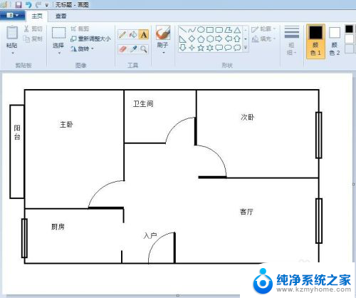 怎么在电脑上画平面图 电脑自带画图工具平面图制作技巧