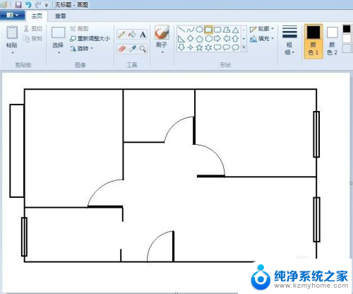 怎么在电脑上画平面图 电脑自带画图工具平面图制作技巧