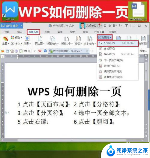 如何删除wps中的某一页 WPS如何删除多余的空白页面