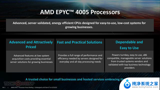 AMD发布全新EPYC 4005“Grado” Zen 5服务器处理器，适用于AM5接口
