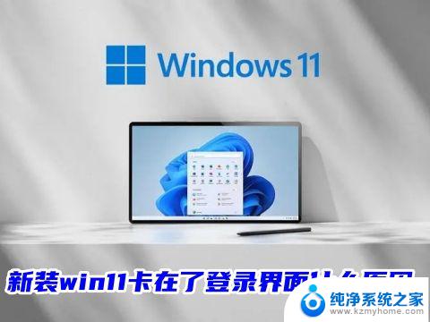 win11设置好账号后页面不动了怎么办 win11卡在登录界面怎么办