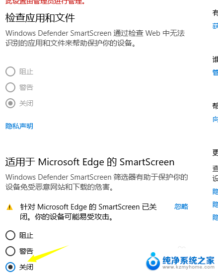 如何关闭浏览器的安全防护 win10浏览器防护关闭方法