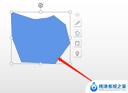 wps更改任意多边形或曲线的形状 wps如何更改多边形的形状