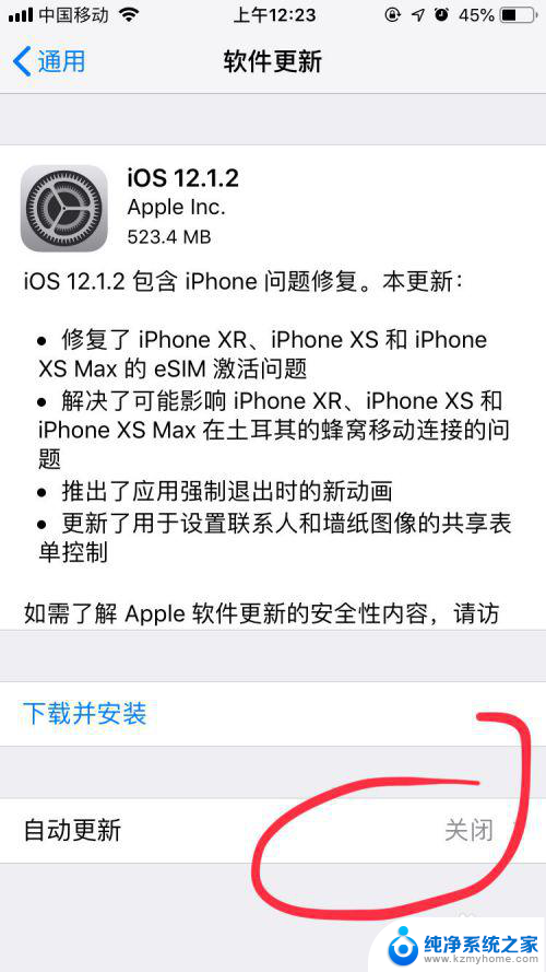 苹果系统自动更新在哪里关闭 苹果手机关闭自动更新系统的步骤