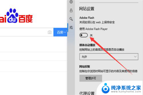 浏览器须支持flash插件正常运行 Win10系统Edge浏览器如何设置Flash插件运行