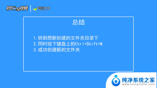 建立文件夹快捷键 win10新建文件夹的快捷键是什么组合