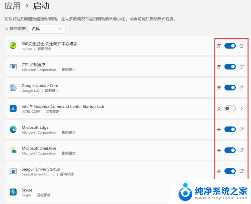 win11开机自启动软件怎么关闭 Win11开机自动启动软件设置取消方法