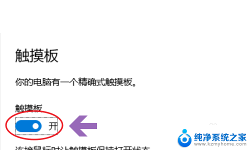 没有鼠标触摸板关了怎么开启 win10电脑如何通过键盘启用触摸板