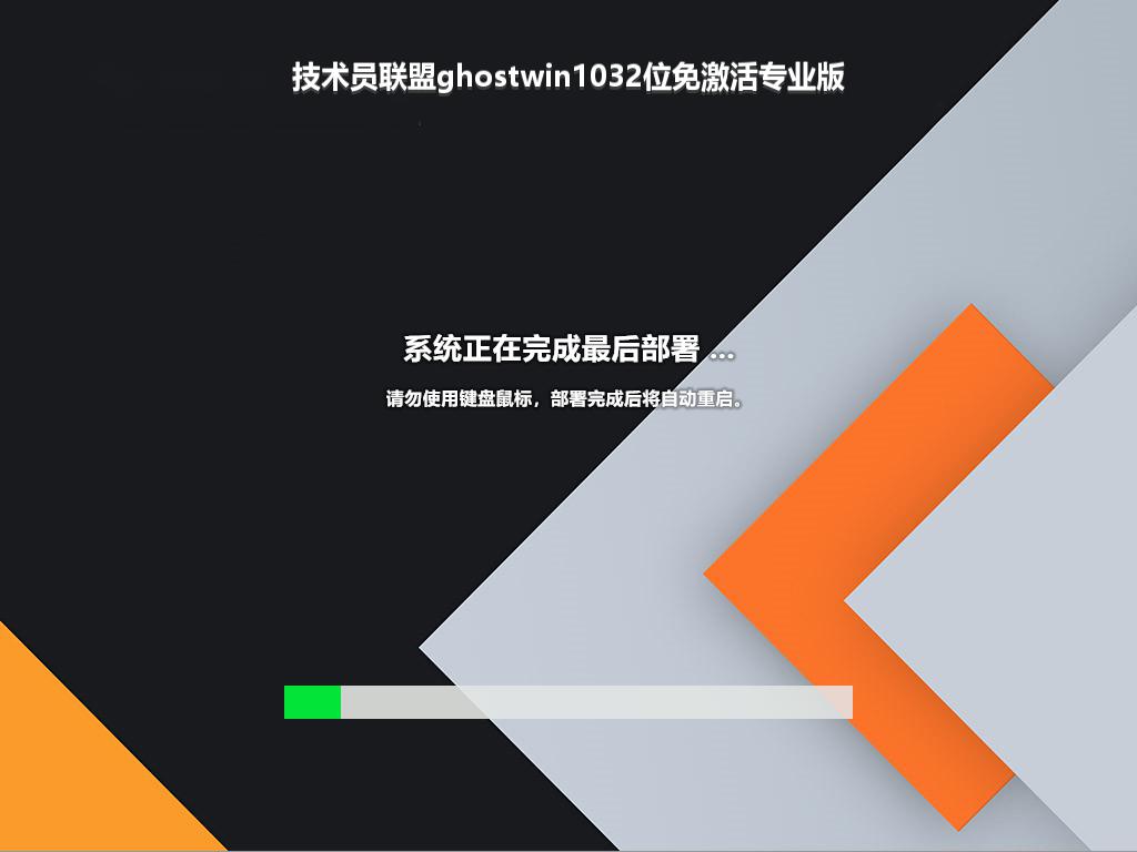 技术员联盟ghostwin1032位免激活专业版