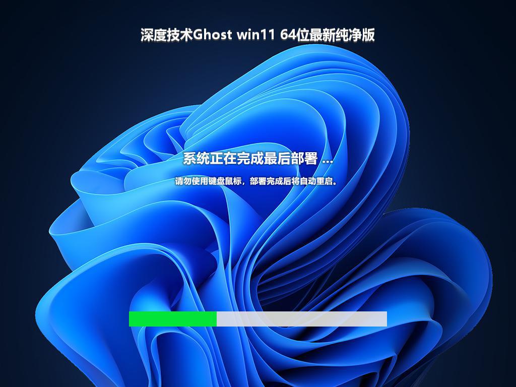 深度技术Ghost win11 64位最新纯净版