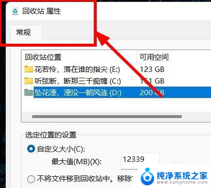 windows11网页下载怎么更改d盘 Windows11如何调整回收站中D盘的大小