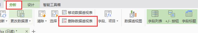 wps数据透视表做好怎么删除 wps数据透视表删除操作步骤