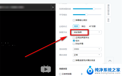 b站字体怎么设置 哔哩哔哩网页视频弹幕字体设置教程